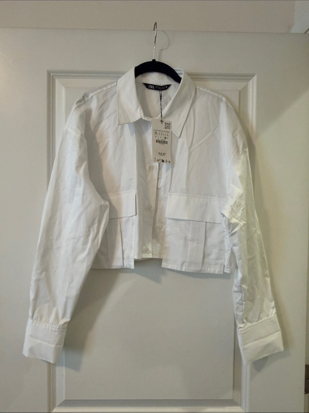 Zara Cropped Shirt